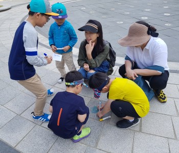 와글와글우리동네4단지 숲체험+봄소풍 진행 이미지