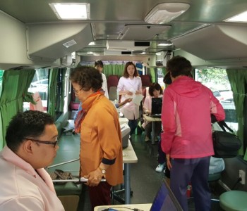 상반기 건강100세 버스 운영 이미지