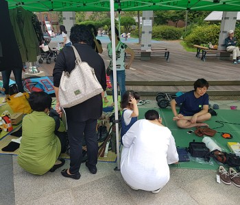 와글와글우리동네 도안마을1단지 9월 벼룩시장 진행 이미지